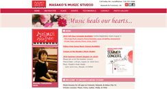 Desktop Screenshot of masakomusic.net